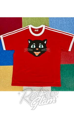 Astro Bettie Bettie Cat Face Athletic Tee Unisex Fit