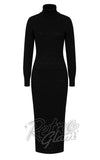 Banned Ada Turtleneck Dress in Black