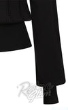 Banned Angel Pointelle Jumper in Black 50s