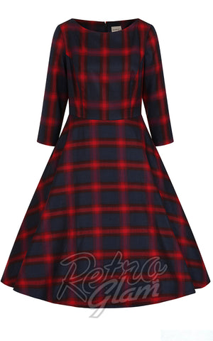 Banned Barbara Christmas Checks Swing Dress