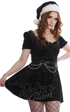 Collectif Adore Heart Belt in Black or Red – Retro Glam