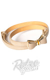 Ocean Avenue Bow Belt beige