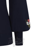 Banned Carla Floral Jumper in Navy sleeve