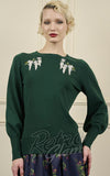 Banned Carla Jumper in Green Wisteria