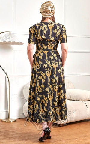 Banned Carol Golden Hour Wrap Dress back