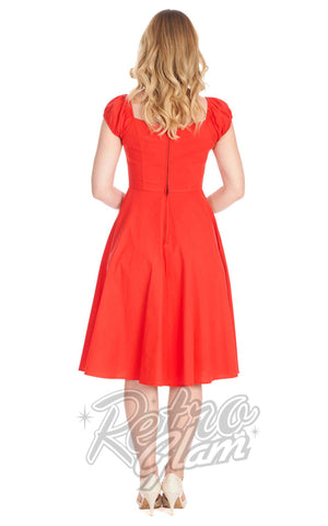 Banned Dance Days Dress in Red back