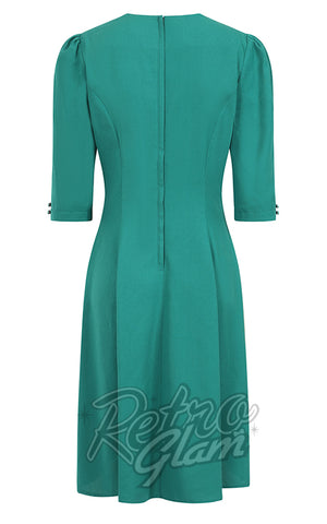 Banned 40s Gioia 40s Dress in Green back