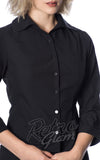 Banned Janine Blouse in Black detail