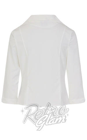 Banned Janine Blouse in White back