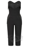 Banned Jinny Tassel Jumpsuit in Black rockabilly