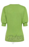 Banned Jones Jumper in Green cad back