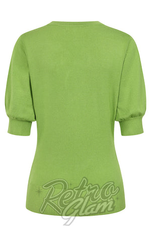Banned Jones Jumper in Green cad back