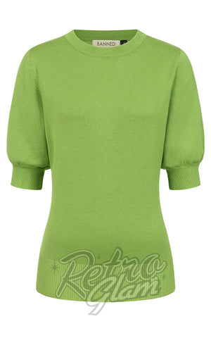 Banned Jones Jumper in Green cad