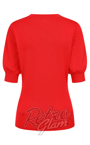 Banned Jones Jumper in Red cad back