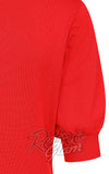 Banned Jones Jumper in Red sleeve
