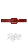 Banned Jukebox Belt in Burgundy