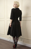 Banned Kerry High Neck Dress in Black back