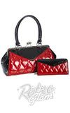 Banned Lilymae Handbag in Black and Red wallet