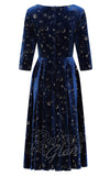 Banned Luna Celestial Swing Dress in Blue back