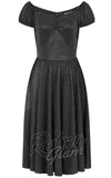 Banned Marilyn Dress in Black Sparkle party