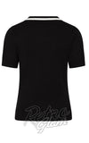 Banned Mila Ace Jumper in Black cad back