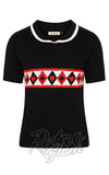 Banned Mila Ace Jumper in Black cad