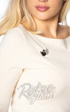Banned Oonagh Top in Cream detail