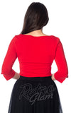 Banned Oonagh Top in Red back