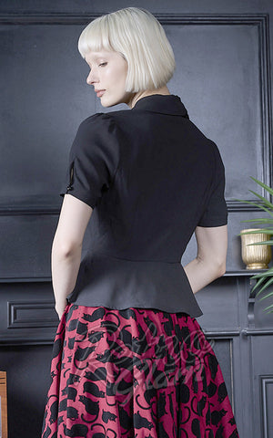 Banned Prue Moon Blouse in Black back