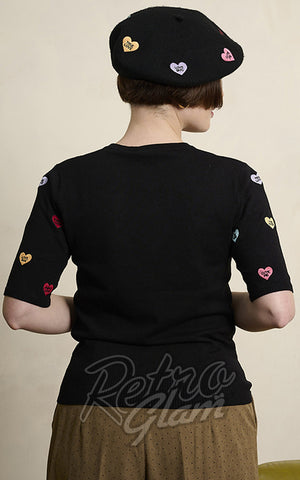 Banned Ruby Love Hearts Jumper back