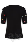 Candy hearts sweater back