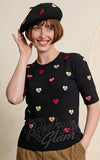 Banned Ruby Love Hearts Jumper