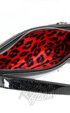 Banned Starlit Shimmer Handbag in Black interior