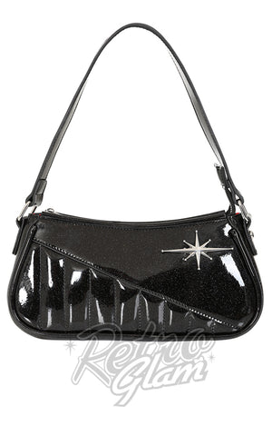 Banned Starlit Shimmer Handbag in Black