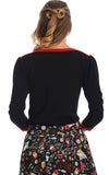 Banned Atomic Star Jumper in Red & Black back
