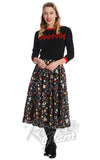 Banned Atomic Star Jumper in Red & Black pinup