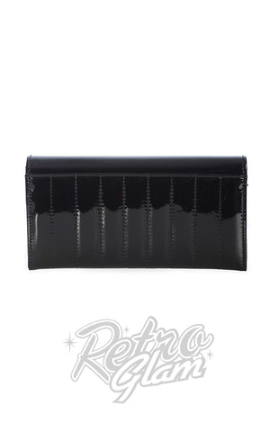 Banned Maggie May Quilted Wallet in Black back