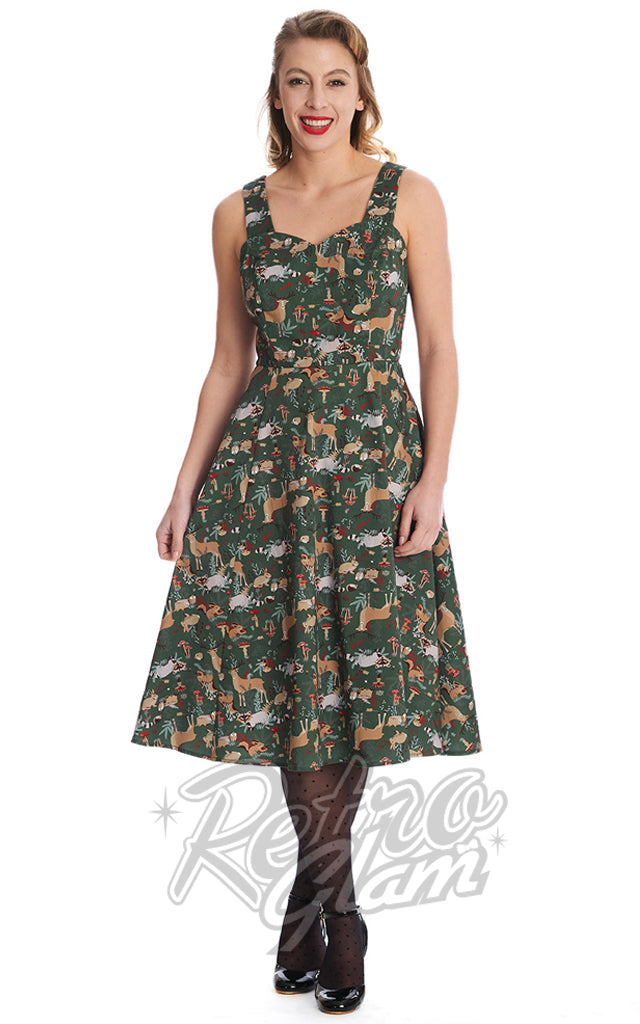 Banned Woodland Creature Swing Dress - 2XL left only