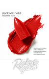Besame Red Lipstick swatch