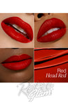Besame Redhead Red Lipstick models