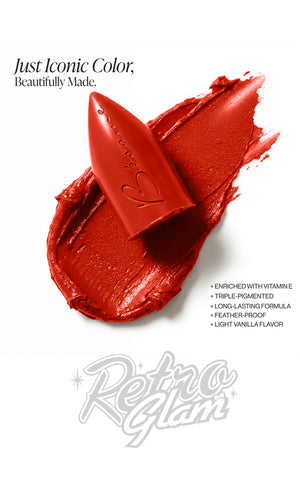 Besame Redhead Red Lipstick swatch