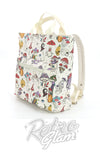 Comeco Goth Mushroom Mini Backpack white