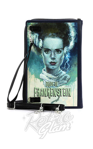 Comeco Bride Of Frankenstein Crossbody/Clutch Book Handbag