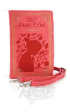 Comeco Jane Eyre Red Crossbody/Clutch Book Handbag
