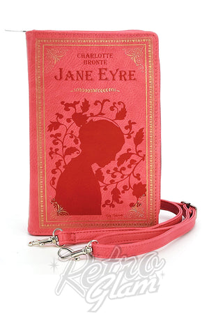 Comeco Jane Eyre Red Crossbody/Clutch Book Handbag