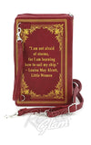 Comeco Little Women Red Crossbody/Clutch Book Handbag back