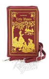 Comeco Little Women Red Crossbody/Clutch Book Handbag