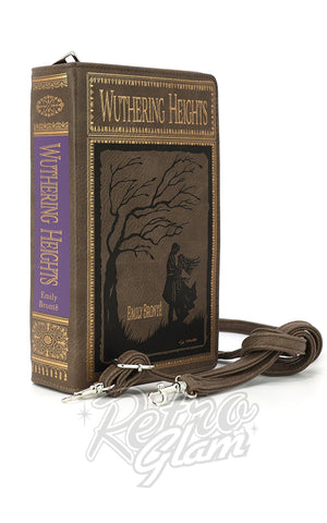 Comeco Wuthering Heights Brown Crossbody/Clutch Book Handbag