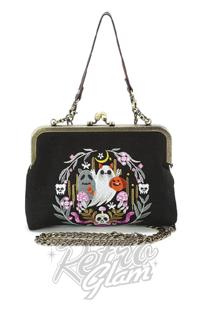 Comeco Ghost Wreath Kisslock Bag