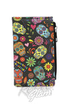 Comeco Floral Sugar Skull Wallet